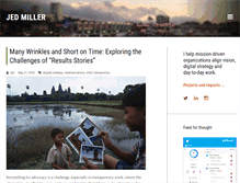 Tablet Screenshot of jedmiller.com